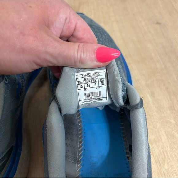 Brooks Glycerin 19 Gray Blue Athletic Running Shoes Sneakers Men’s Size 10 - Picture 7 of 8